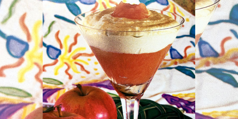 TAÇA BICOLOR de maçã