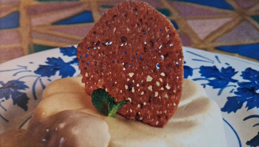 Receita de Mousse com Molho Cassis